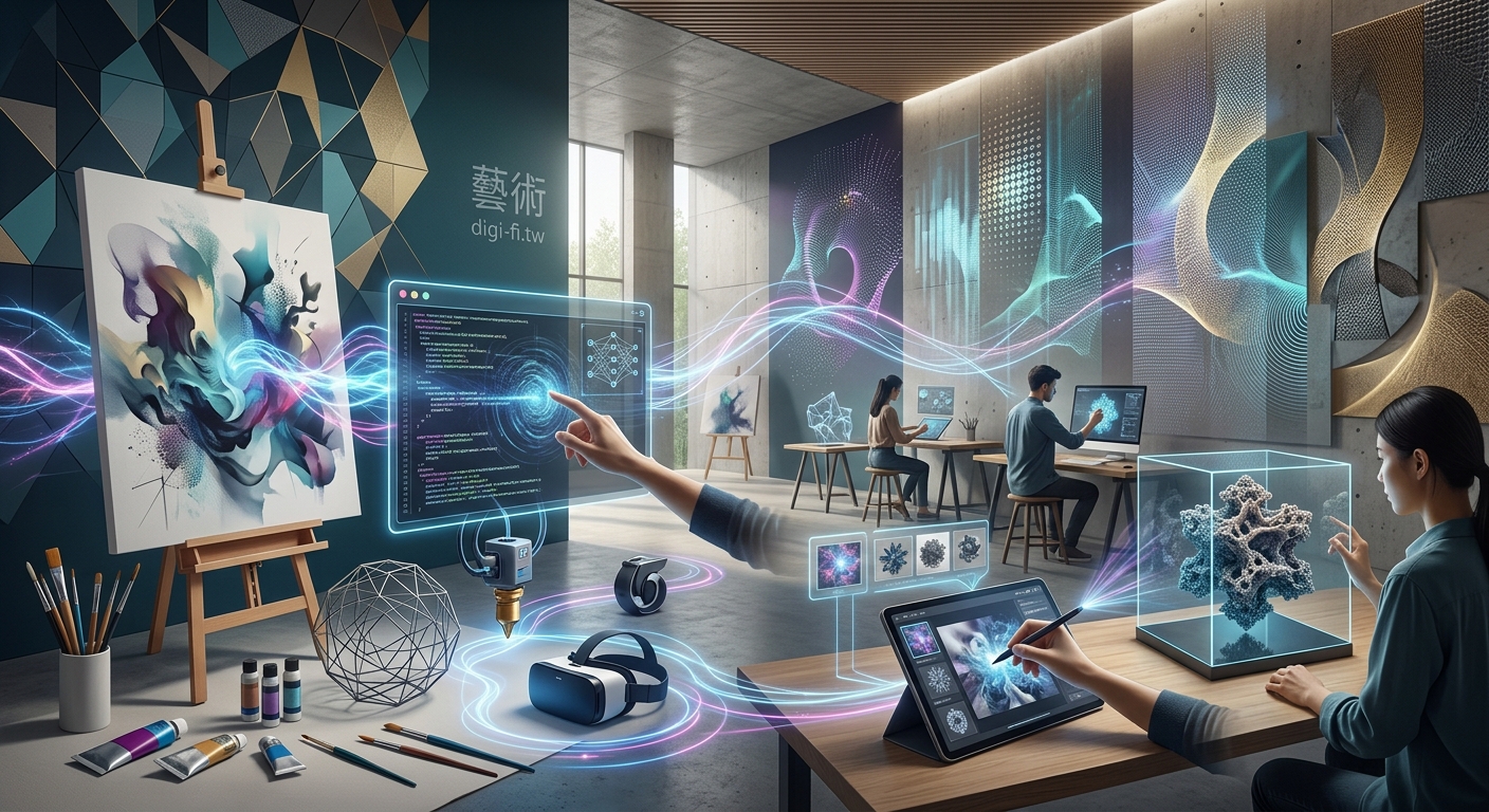 生成式AI如何重新定義當代藝術創作流程 - Illustration 1