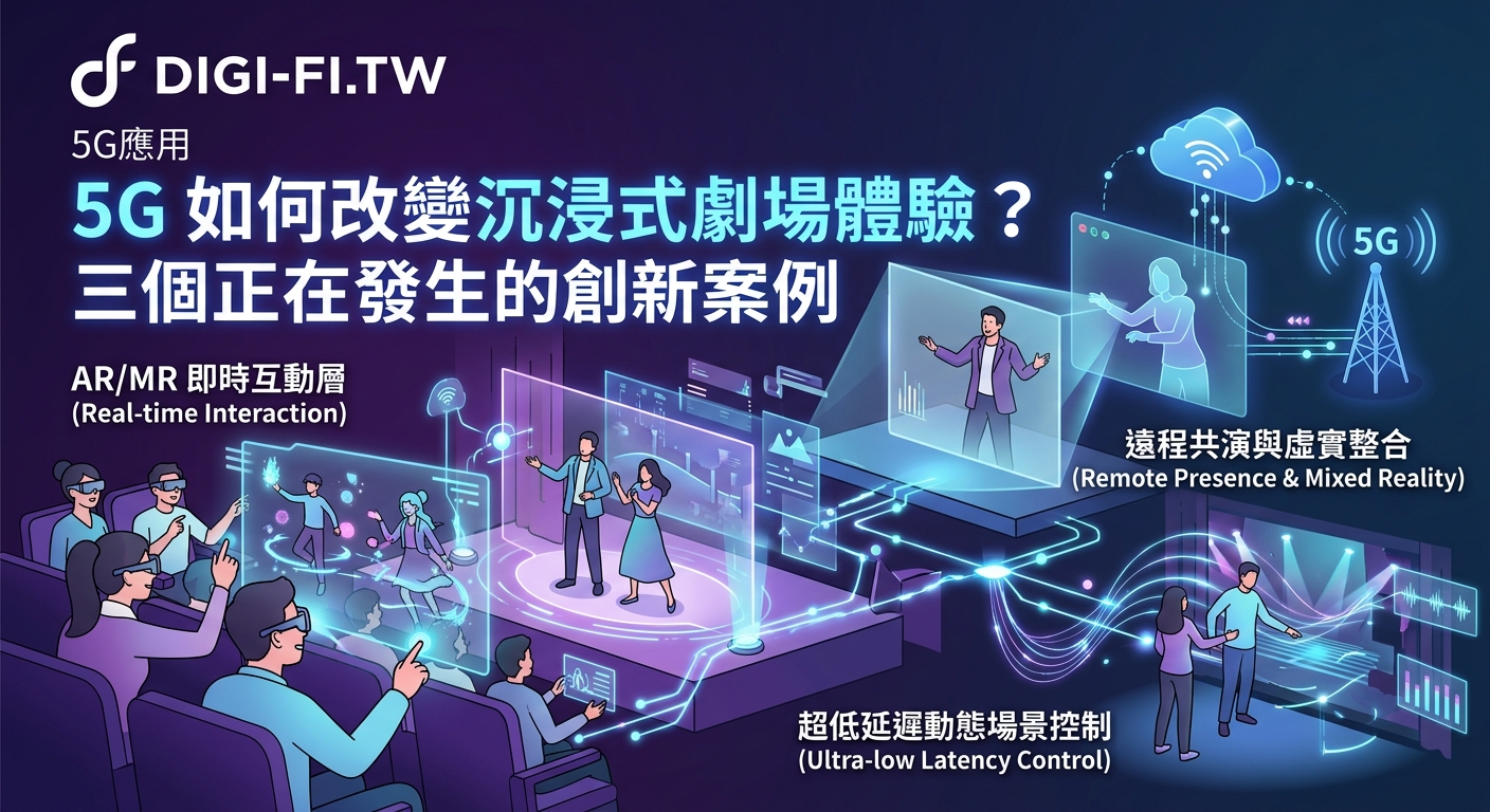 5G 如何改變沉浸式劇場體驗？三個正在發生的創新案例 - Illustration 1