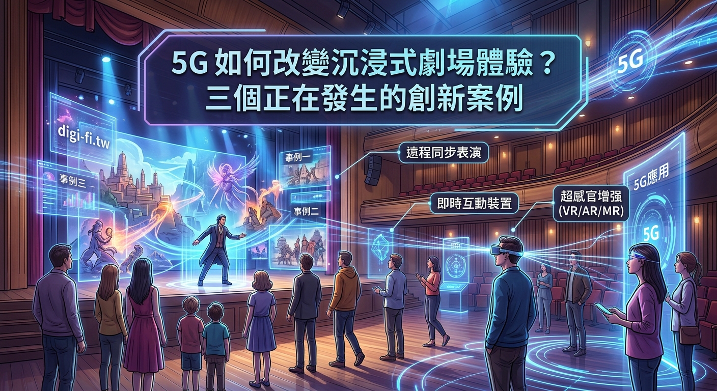 5G 如何改變沉浸式劇場體驗？三個正在發生的創新案例 - Illustration 2