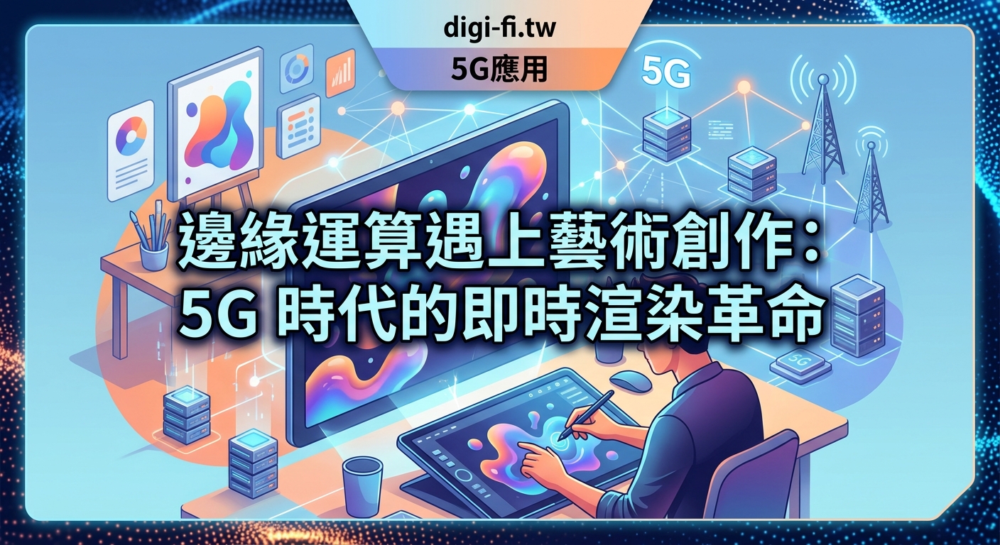 邊緣運算遇上藝術創作:5G 時代的即時渲染革命 - Illustration 2