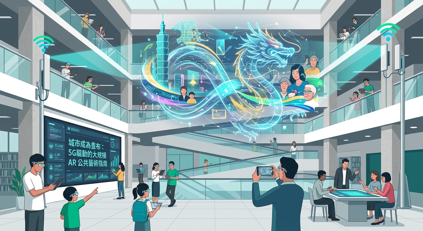 城市成為畫布:5G 驅動的大規模 AR 公共藝術指南 - Illustration 1