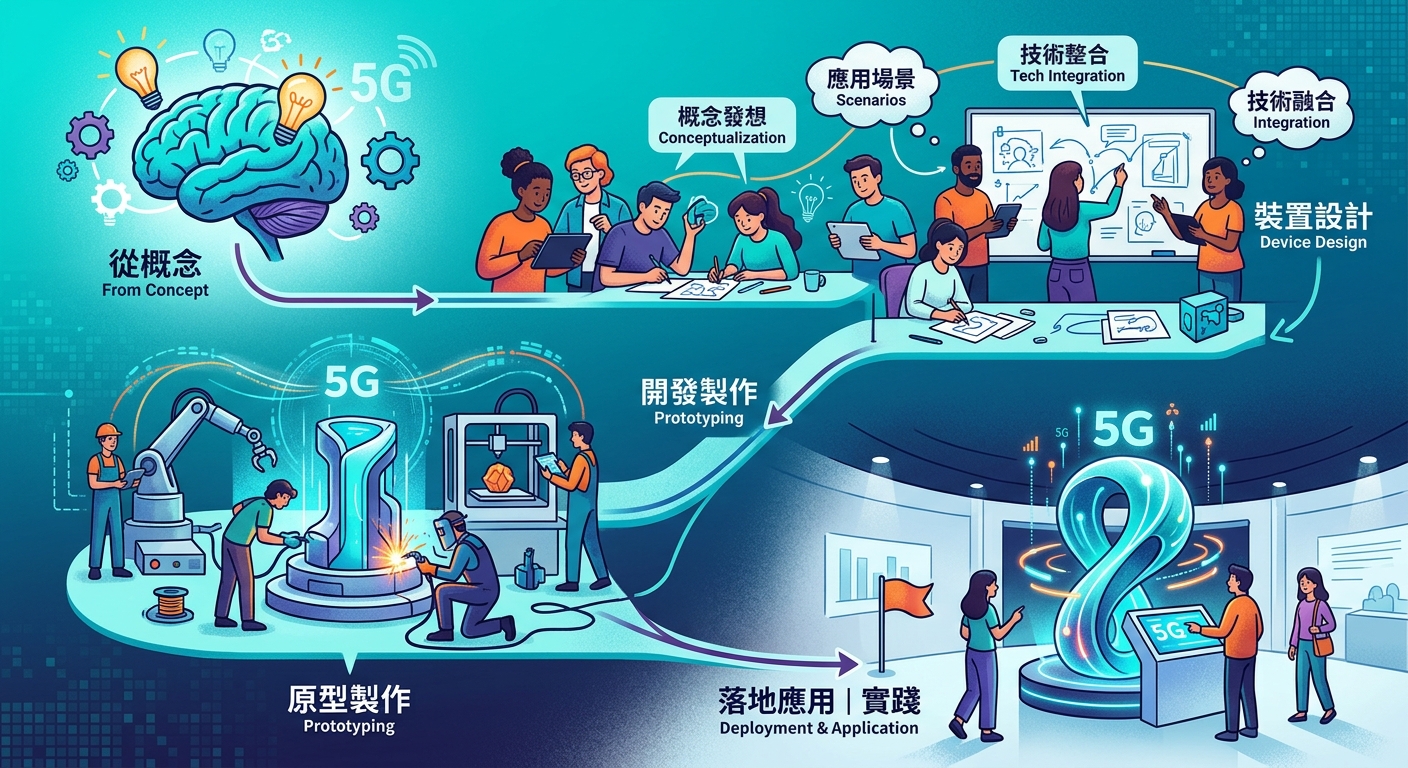 從概念到落地:5G 互動裝置創作的完整工作流程 - Illustration 1