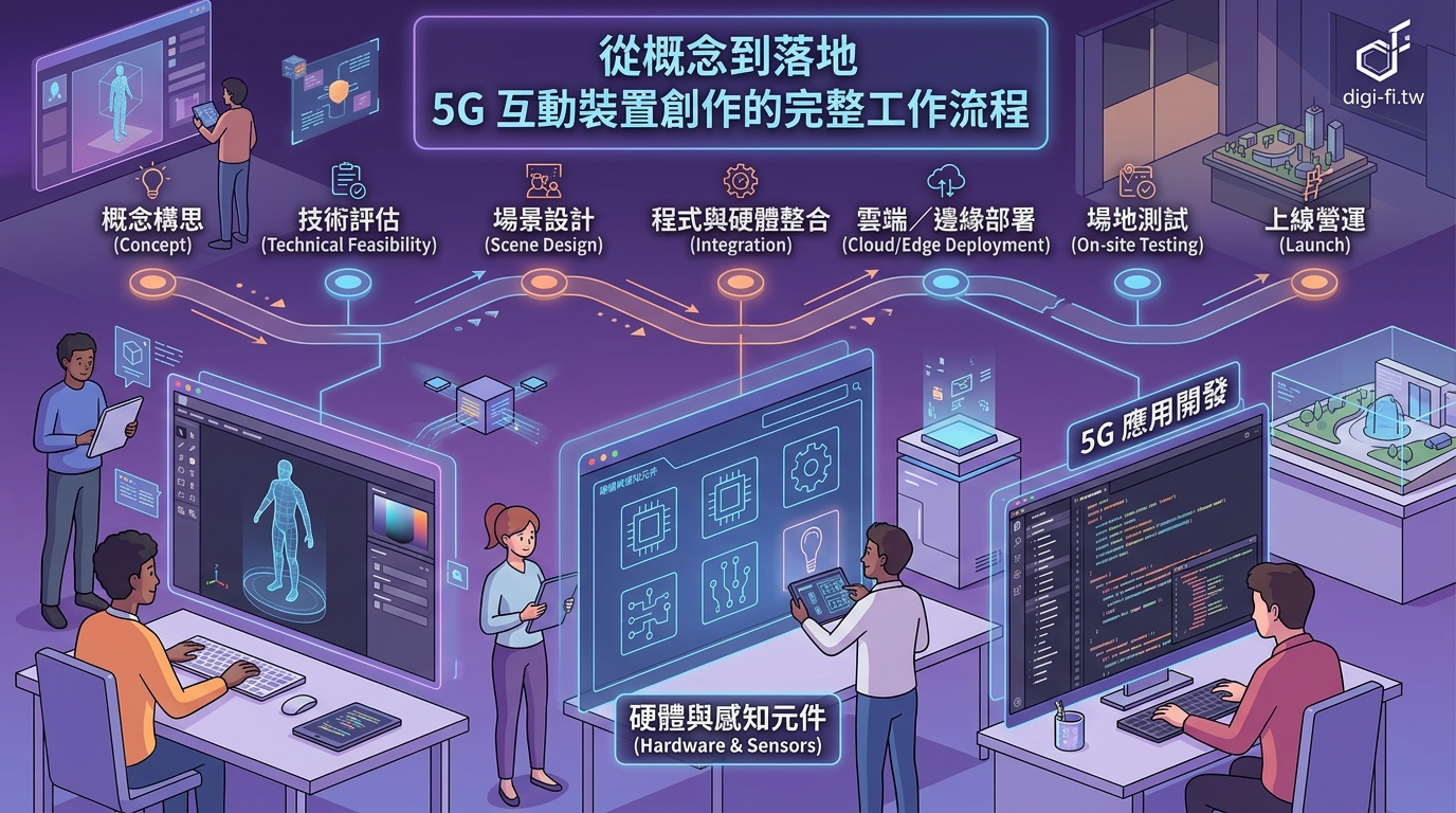 從概念到落地:5G 互動裝置創作的完整工作流程 - Illustration 2