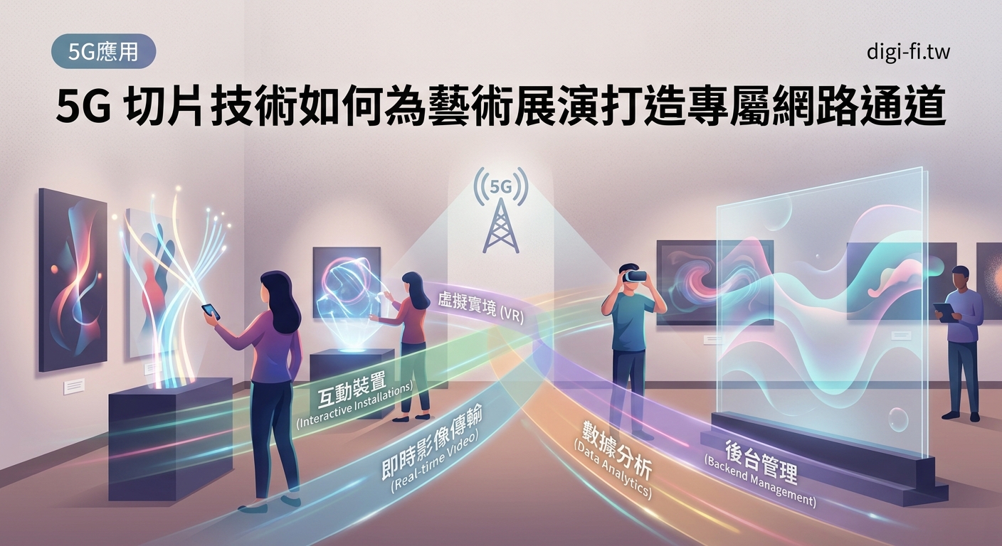 5G 切片技術如何為藝術展演打造專屬網路通道? - Illustration 1