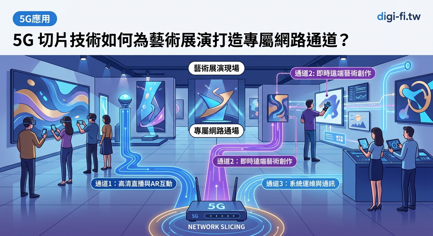 5G 切片技術如何為藝術展演打造專屬網路通道? - Illustration 2