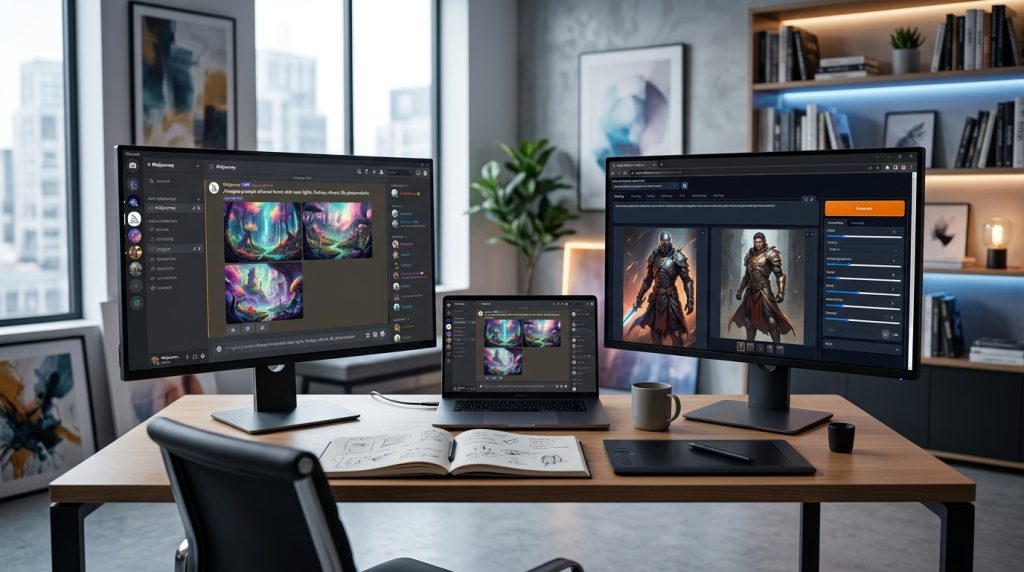 從零開始學習生成式AI繪圖：Midjourney與Stable Diffusion完整指南