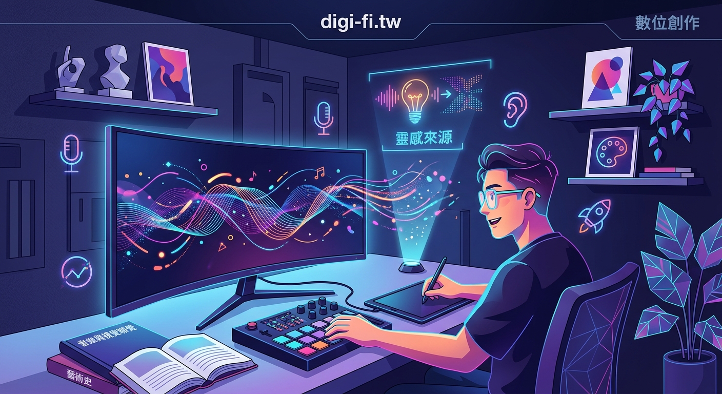 聲音也能視覺化?音樂視覺設計師的創作工具與靈感來源 - Illustration 1