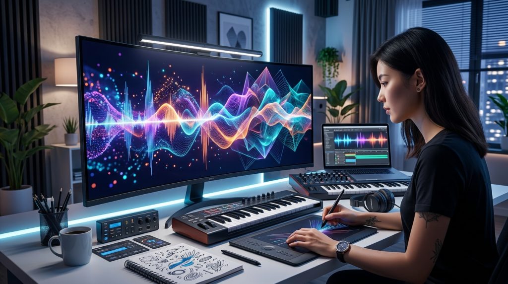 聲音也能視覺化？音樂視覺設計師的創作工具與靈感來源
