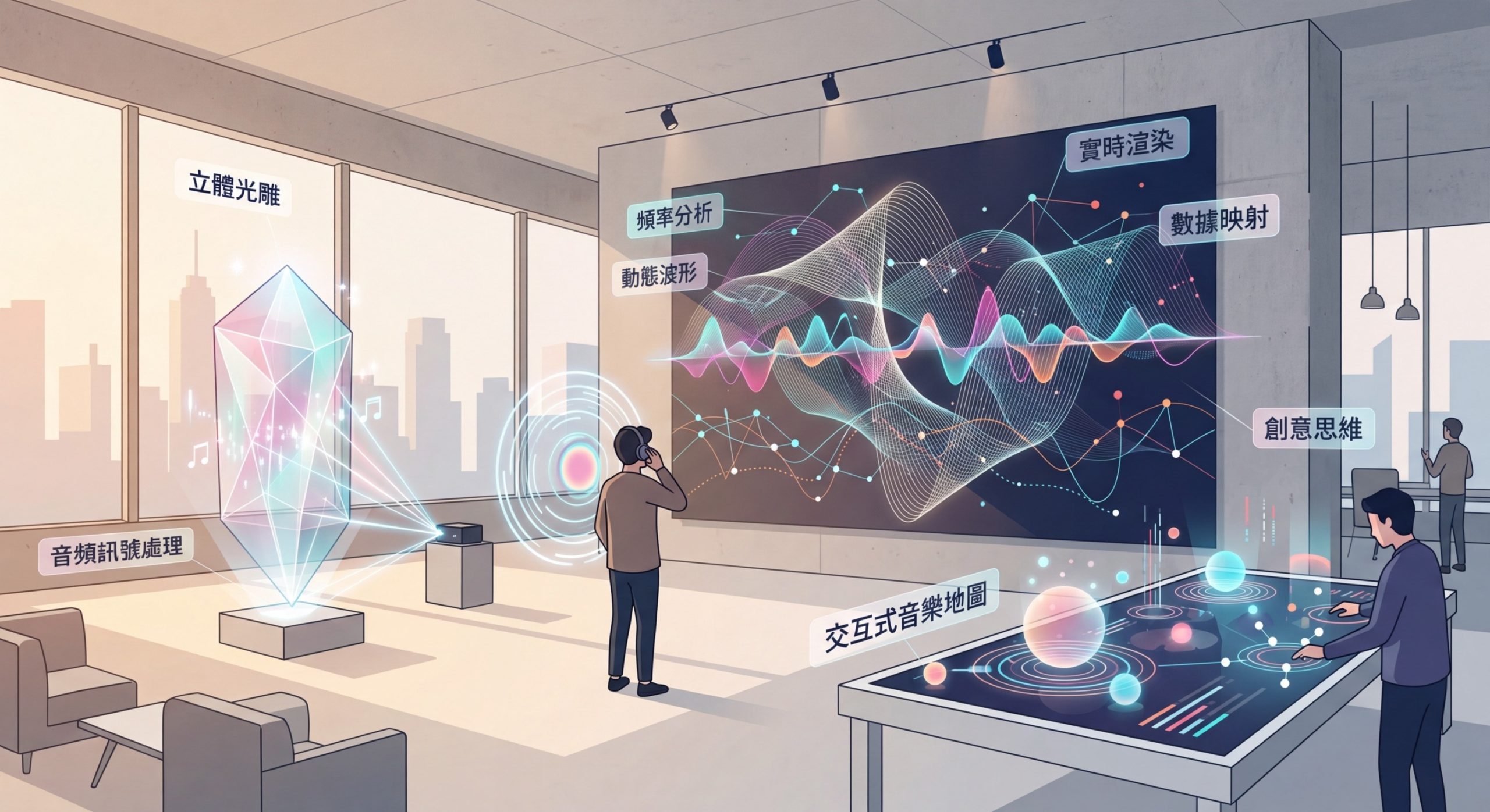 聲音視覺化：讓音樂「看得見」的創意技術指南 - Illustration 1