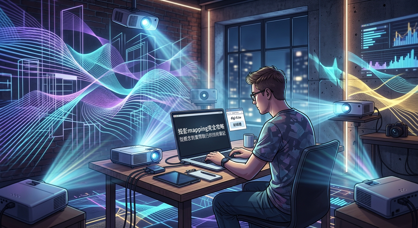 投影mapping完全攻略：從概念到實際執行的技術筆記 - Illustration 1