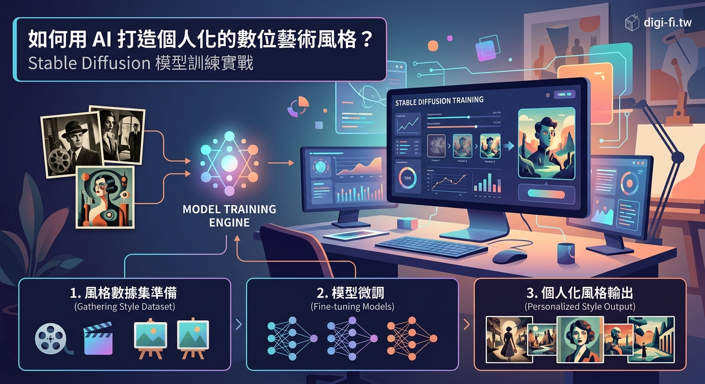 如何用 AI 打造個人化的數位藝術風格?Stable Diffusion 模型訓練實戰 - Illustration 2