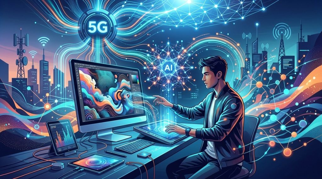 未來藝術創作如何融合5G與人工智慧技術